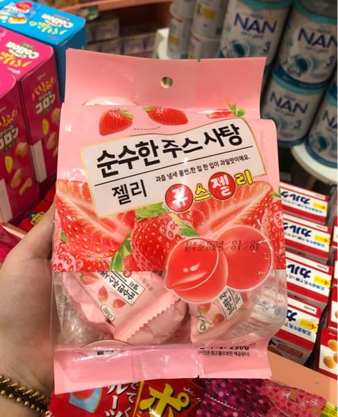 Kẹo dẻo trái cây 4 mùa vị dâu -250g