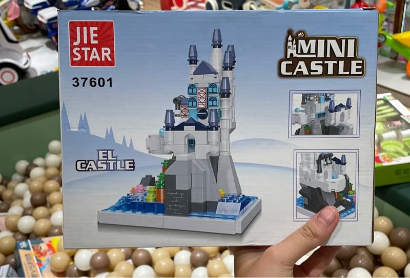 37601 HỘP LOGO RÁP LÂU ĐÀI 241 MIẾNG Mini Castle (Jie Star)