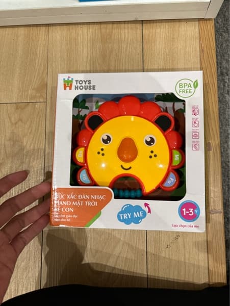 Đàn nhạc piano cho bé hình sư tử vui nhộn Toyshouse HE0534