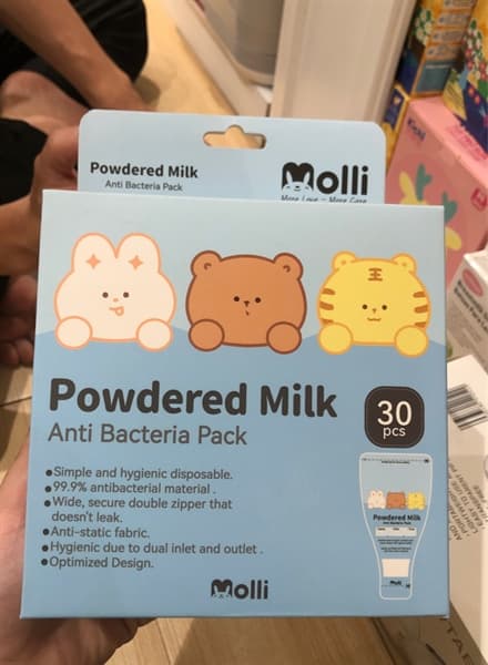 Túi Trữ Sữa Bột Molli MOL0035 (hộp/30 cái)