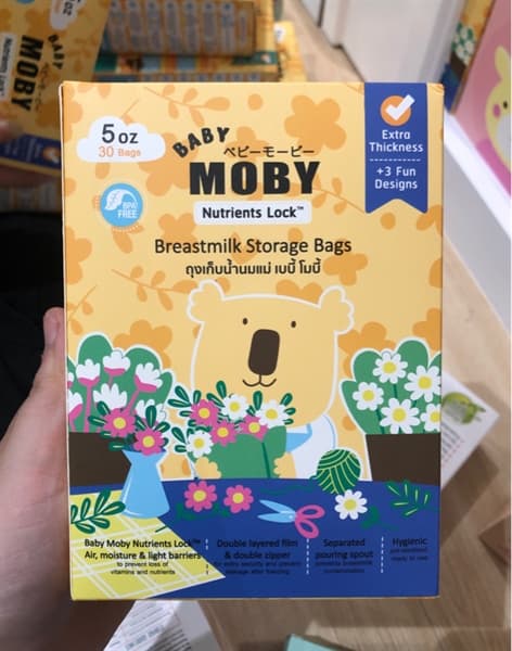 Hộp Trữ sữa Moby 150 ml ( 30 túi )