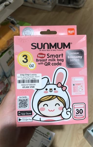 Túi trữ sữa Summum -100ml ( hộp /30 cái )
