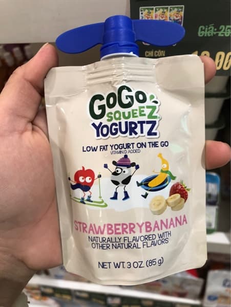 Sữa chua túi GoGo Squeez trái cây tổng hợp 85g ( mỹ )