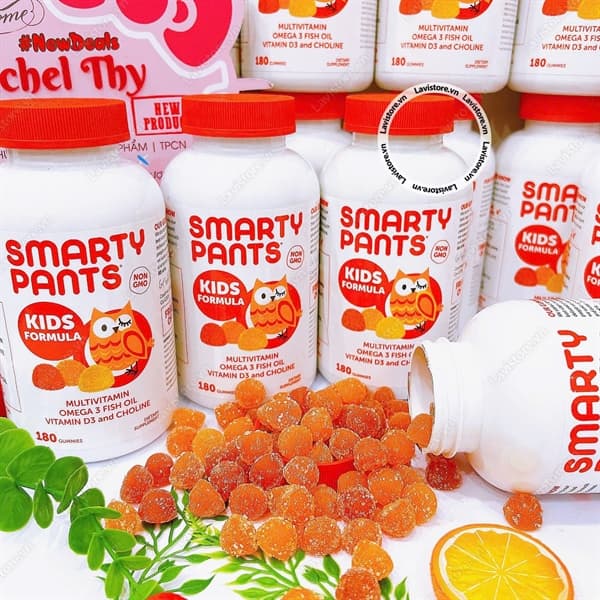 TPCN Kẹo dẻo vitamin tổng hợp smarty pants kid formula Mỹ