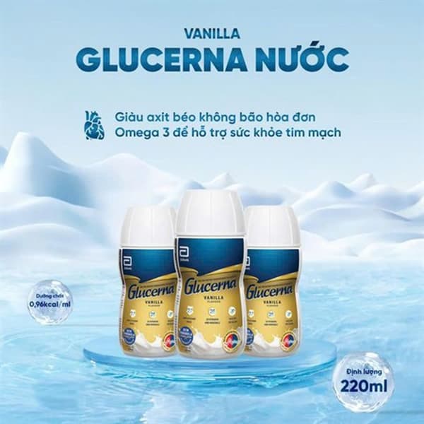 Sữa Glucerna tiểu đường vị Vanilla 220ml úc