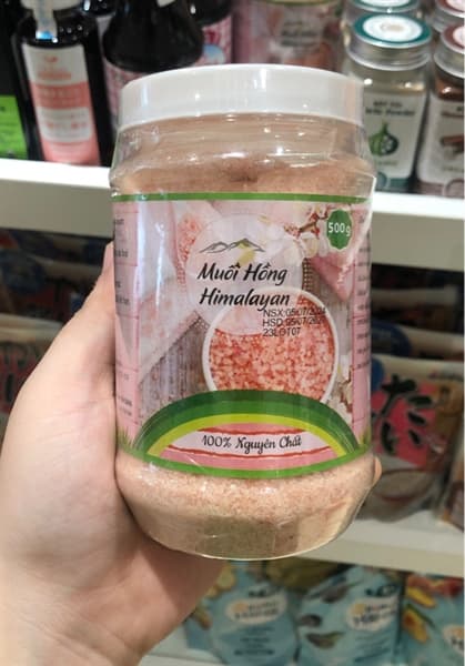 Muối hồng Himalaya dạng nhuyễn 100 nguyên chất 500g