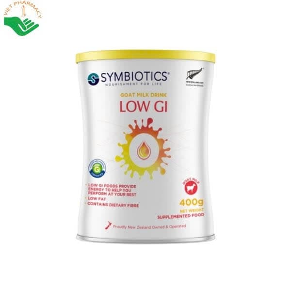 Sữa Dê Symbiotics tiểu đường huyết thấp