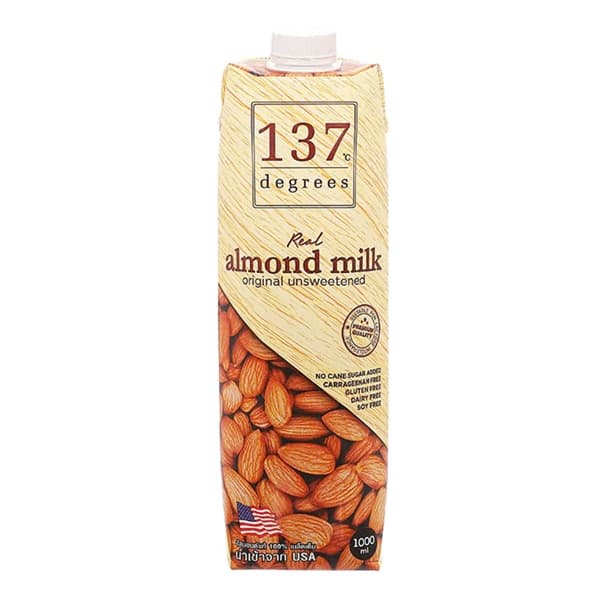 Sữa Hạt Hạnh Nhân Không Đường 137 DEGREES 1000ML