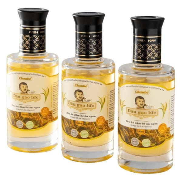 Dầu gạo lứt ăn dặm Chan Bé 100ml