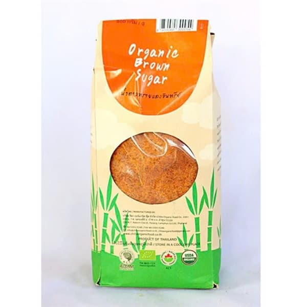 Đường nâu thô hữu cơ Lumlum 800g ( Thái )