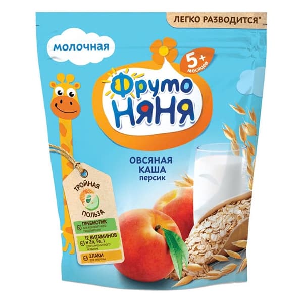 Bột ăn dặm Fruto _ Yến mạch, đào 200g (28)