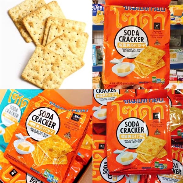Bánh quy mặn Soda Cracker cam