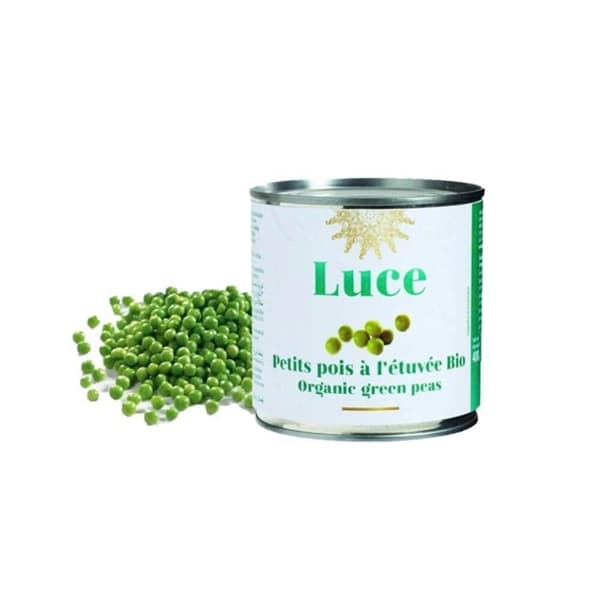 Đậu hà lan hữu cơ đóng hộp LUCE 400g