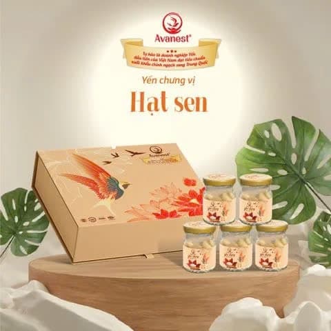 Yến Avanest chưng vị hạt sen