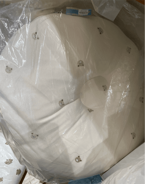 Gối chống trào ngược Cotton Tổ ong mặt gấu