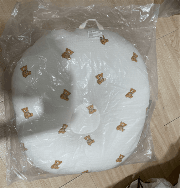 Gối chống trào ngược Lụa - gấu teddy