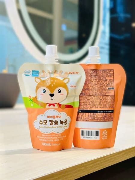 Gạc hươu Sumo CANXI 80ML (Calcium Deer antler Liquid) (1 lốc / 10tuýp))