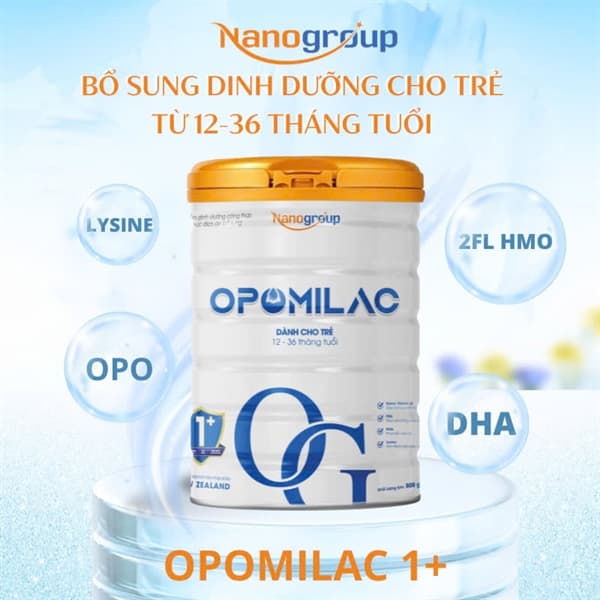 Sữa Bột Opomilac 1+ lon 800g (1-3y)
