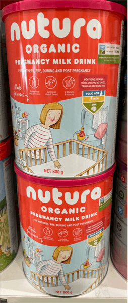 Sữa Nutura Organic dùng cho mẹ trước và sau sinh 800g