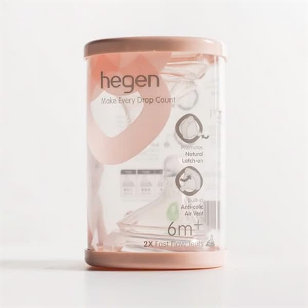 Núm ti Hegen size L dành cho bé trên 6 tháng tuổi (2c/hộp)