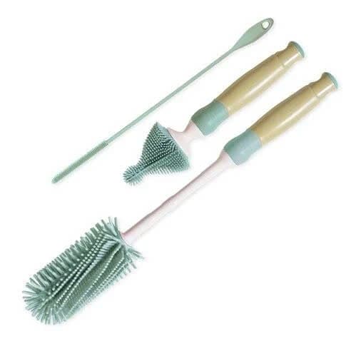 Bộ cọ bình sữa Thẳng HIBEE - Xanh