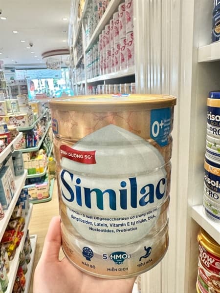 Sữa bột Similac 5G số 0+ 850g (mới)