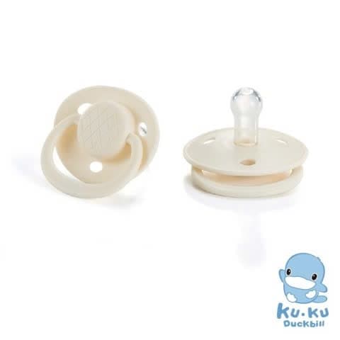 Ty ngậm Kuku cho bé từ 0-6m Ku5521 màu kem