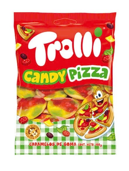 Kẹo dẻo hình Pizza Trolli candy Pizza 100g
