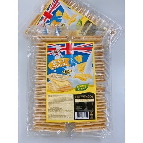 Bánh Quy Kẹp Sandwich Phô Mai Flavor 600g