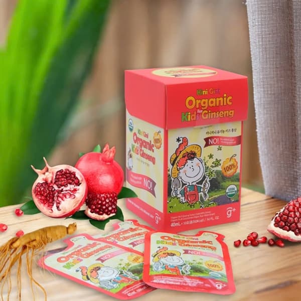 Nước hồng sâm Organic kids red Ginseng 40ml