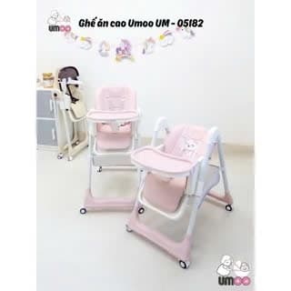 Ghế ăn cao Umoo Hồng UM- 05182