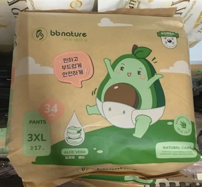 Tã quần BB Nature CARE PLUS 3XL (34 miếng)