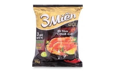 Mì gói Gold tôm chua cay ĐB (2x nước cốt) (30G/T)
