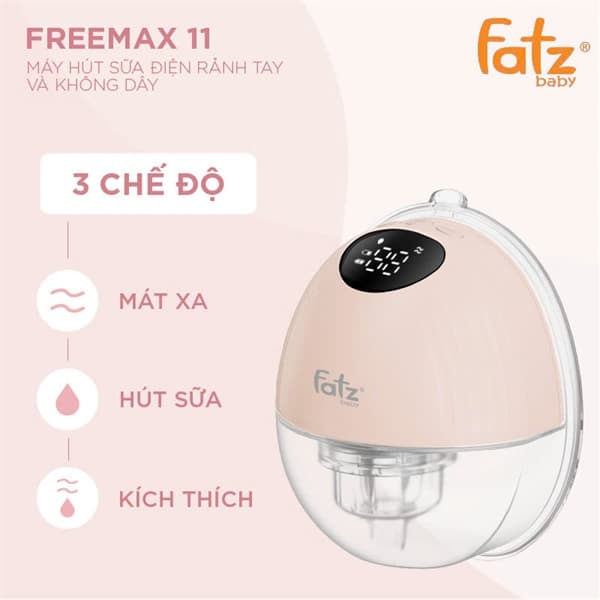 Máy hút sữa điện rãnh tay không dây FreeMax 11 FB1207CW