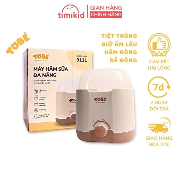 Máy hâm sữa đa năng Tobe - Grey
