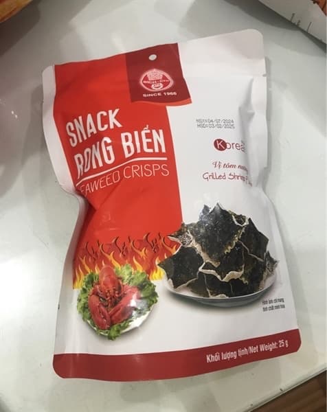 Snack rong biển vị tôm nướng Since 1996