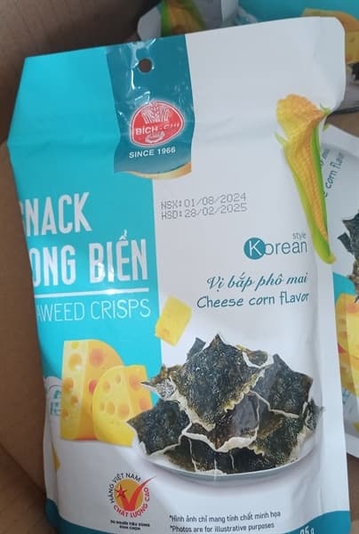Snack rong biển vị bắp phô mai Since 1996