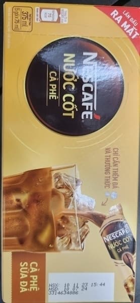 Nước cốt cà phê sữa Nescafe (5*75ml) (6H/T)