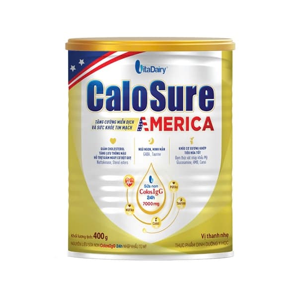 Sữa bột VitaDairy CaloSure America 400g (vị thanh nhẹ)