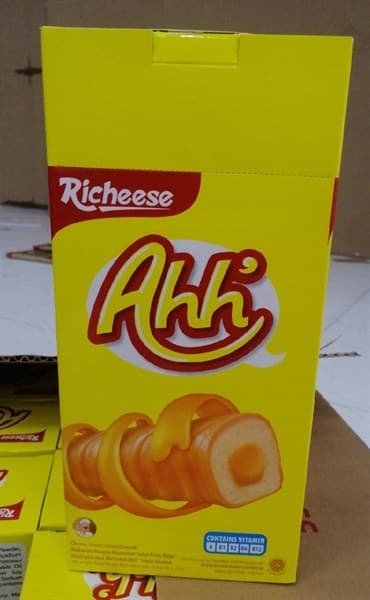 Bánh Nabati snack phủ phô mai Richeese Ahh (9gx10g) (20H/T)