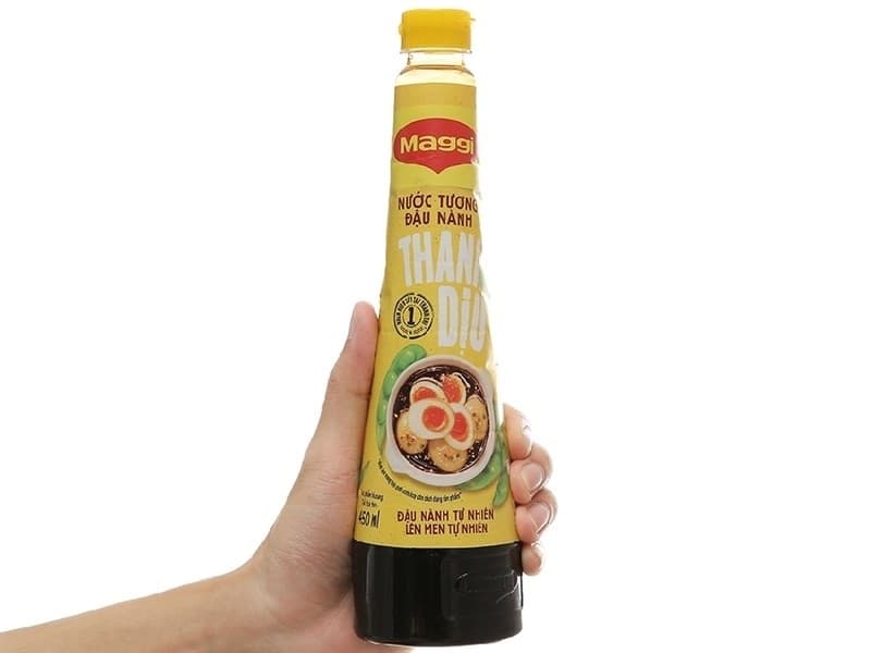 Nước tương Maggi 450ml nắp vàng (tặng NT 200ml) (12C/T)