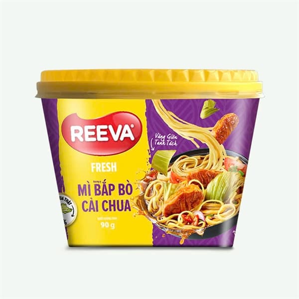 Mì tô Reeva Fesh bắp bò cải chua (12C/T)