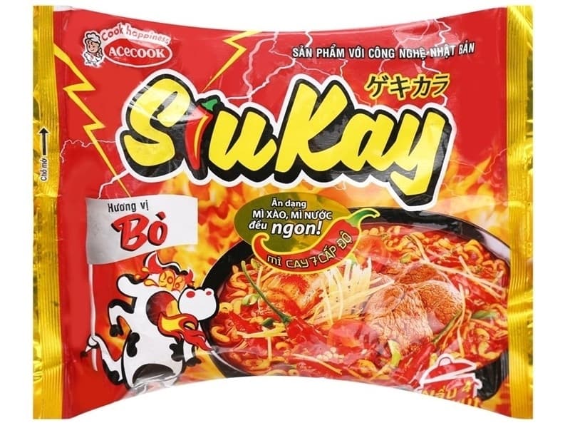 Mì gói Siukay Bò 127g (24G/T)