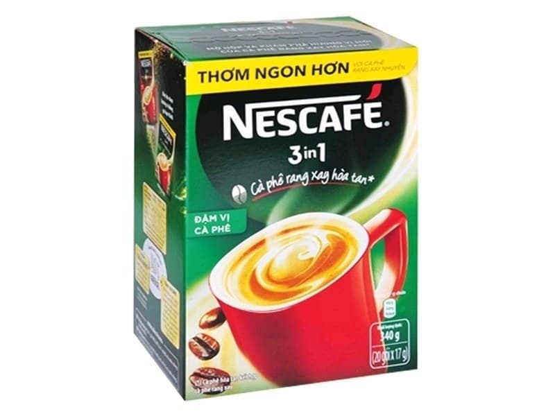 Cà phê Nescafe xanh lá (18G*16G) (24H/T)