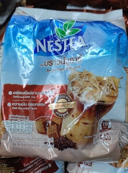 Trà sữa Nestea đường nâu 540g (18G/T)