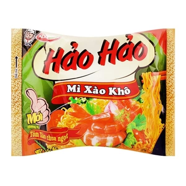 Mì Hảo Hảo xào khô tôm chua ngọt (30G/T)