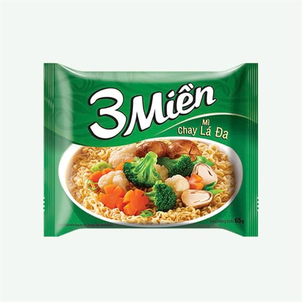 Mì gói Ba Miền chay lá đa (30g/T)