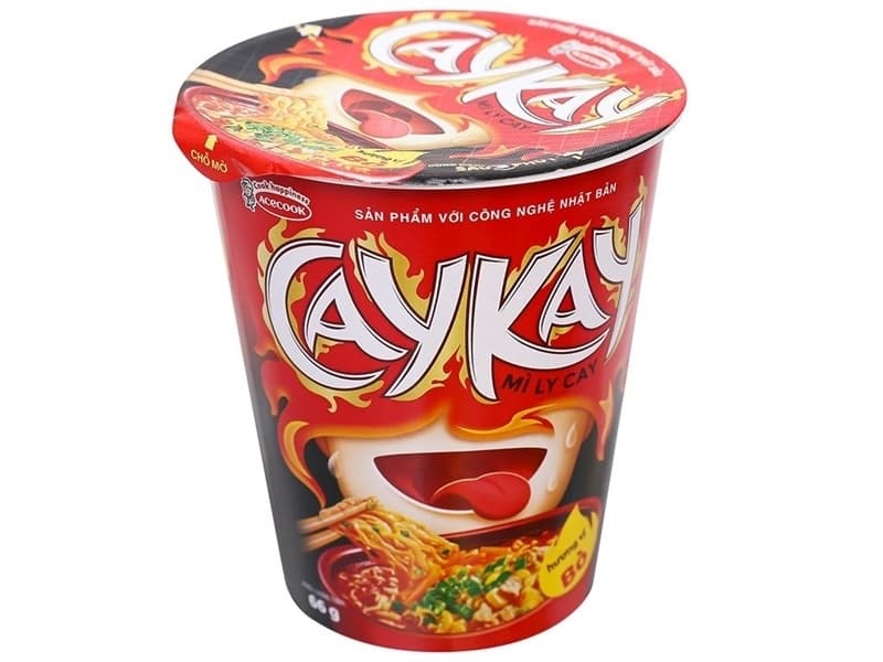 Mì ly Caykay vị bò 66g (24L/T)
