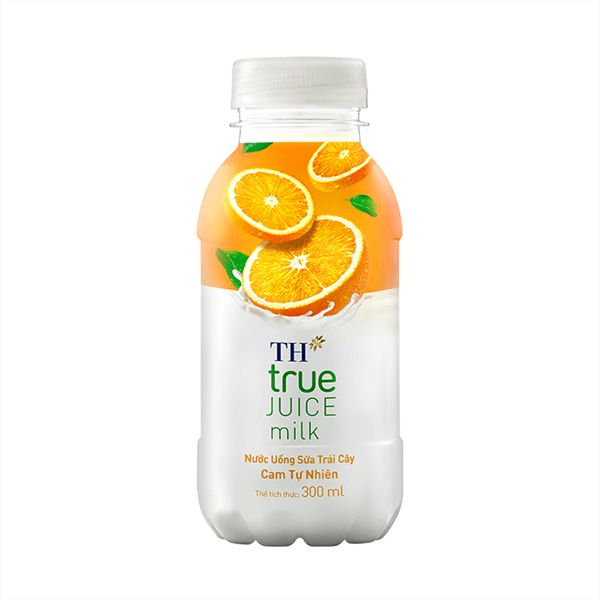 Sữa trái cây TH True Milk vị cam 300ml