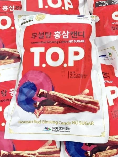 Kẹo Sâm HG kg đường Top 200g (50H/T)